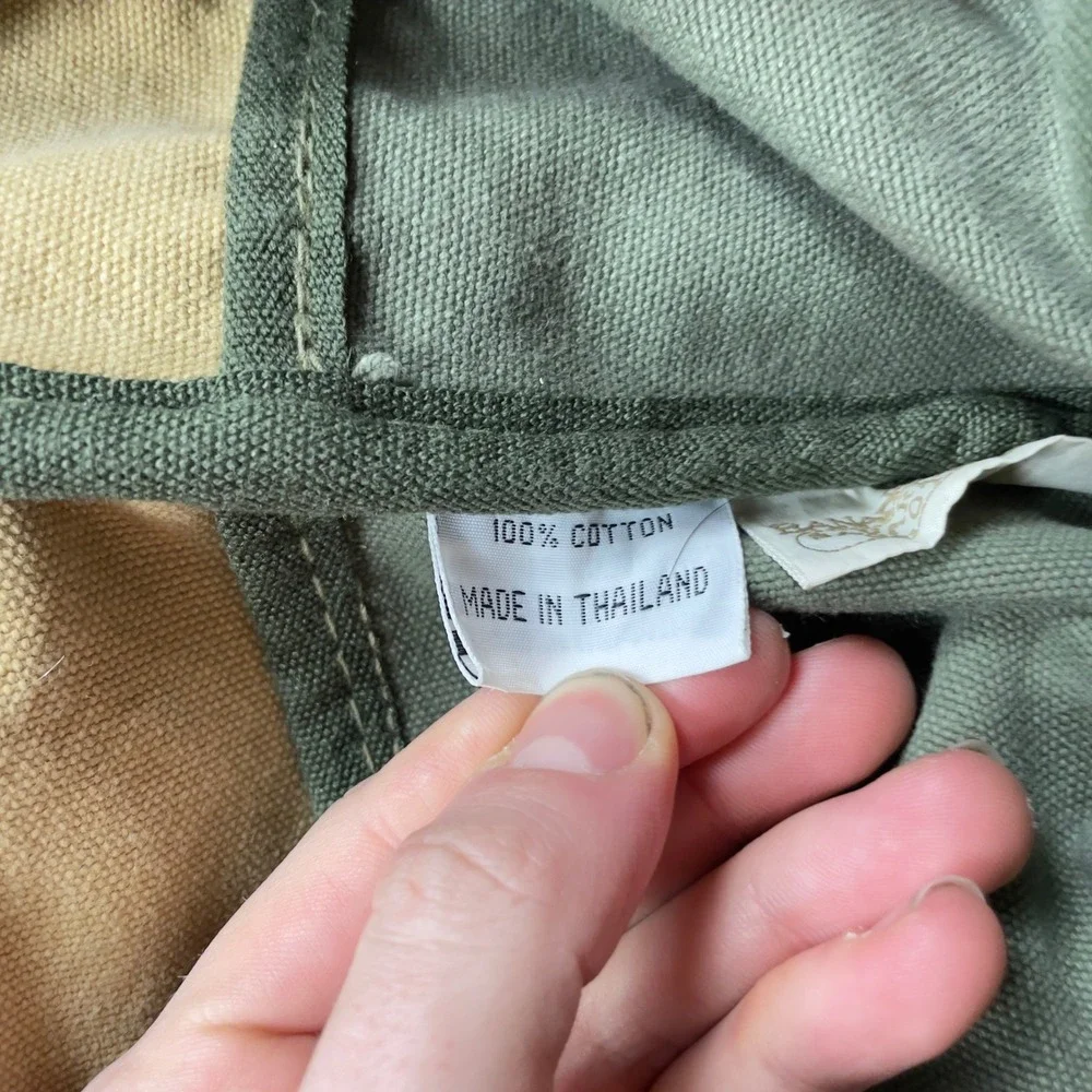 VTG‎ 70s 80s Banana Republic Canvas Duffle Bag Polar Expedition Antarctica Olive